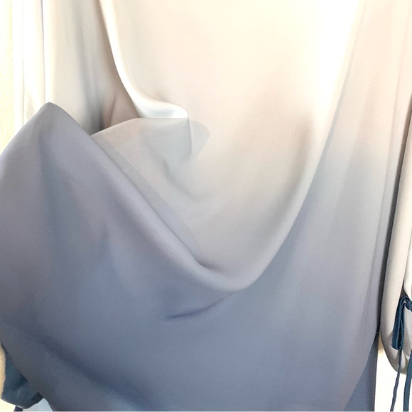 Vince Camuto Ombré Bubble Sleeve Blouse - Picture 5 of 8